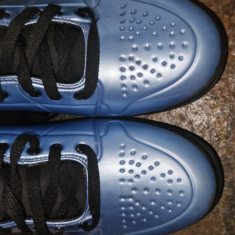 Men's Blue Basketball Shoes - Picture 5 of 8